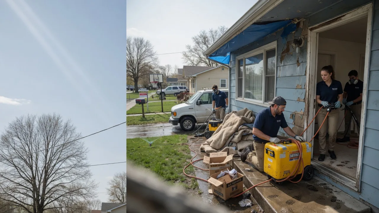 Basement Flood Cleanup in Louin, MS near me